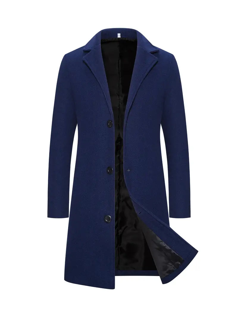 Herren Trenchcoat Elegant Lang