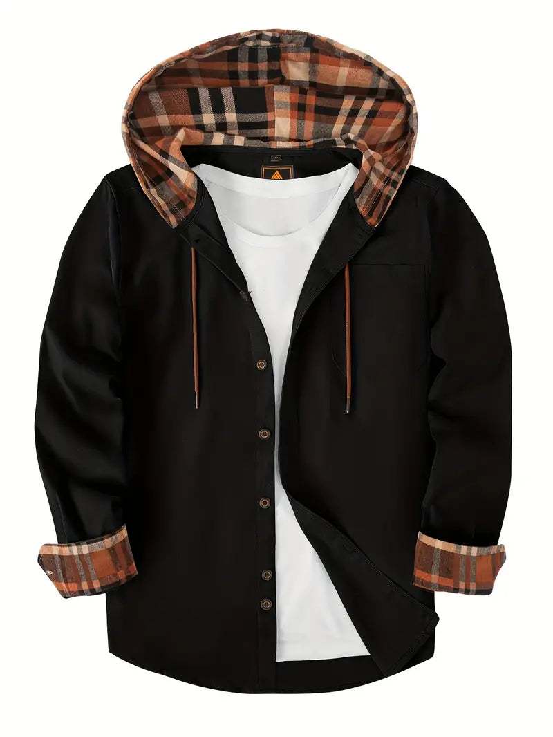Herren Retro Karo Jacke Modern