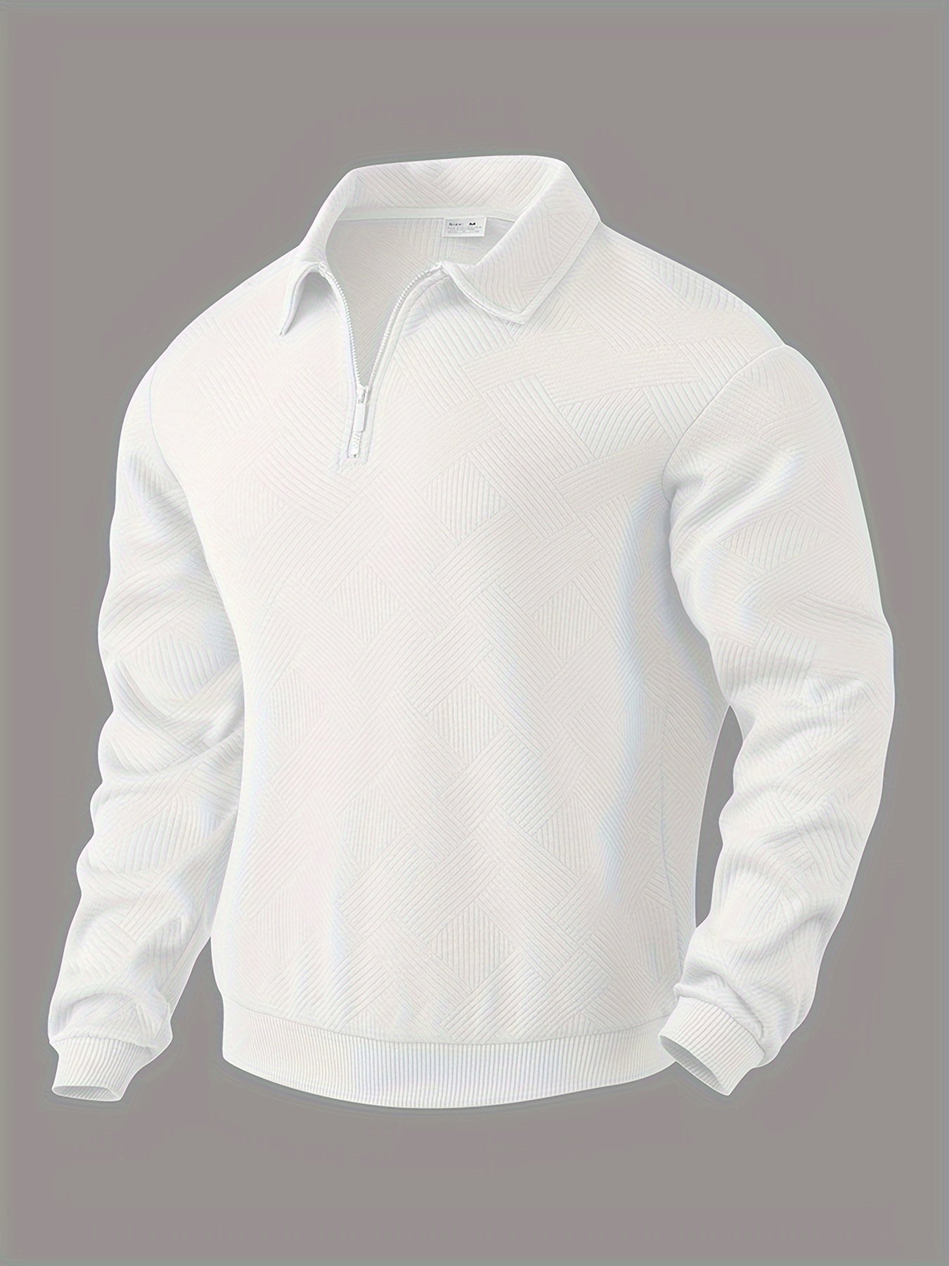 Herren Pullover 1/4 Zip Modern Stil