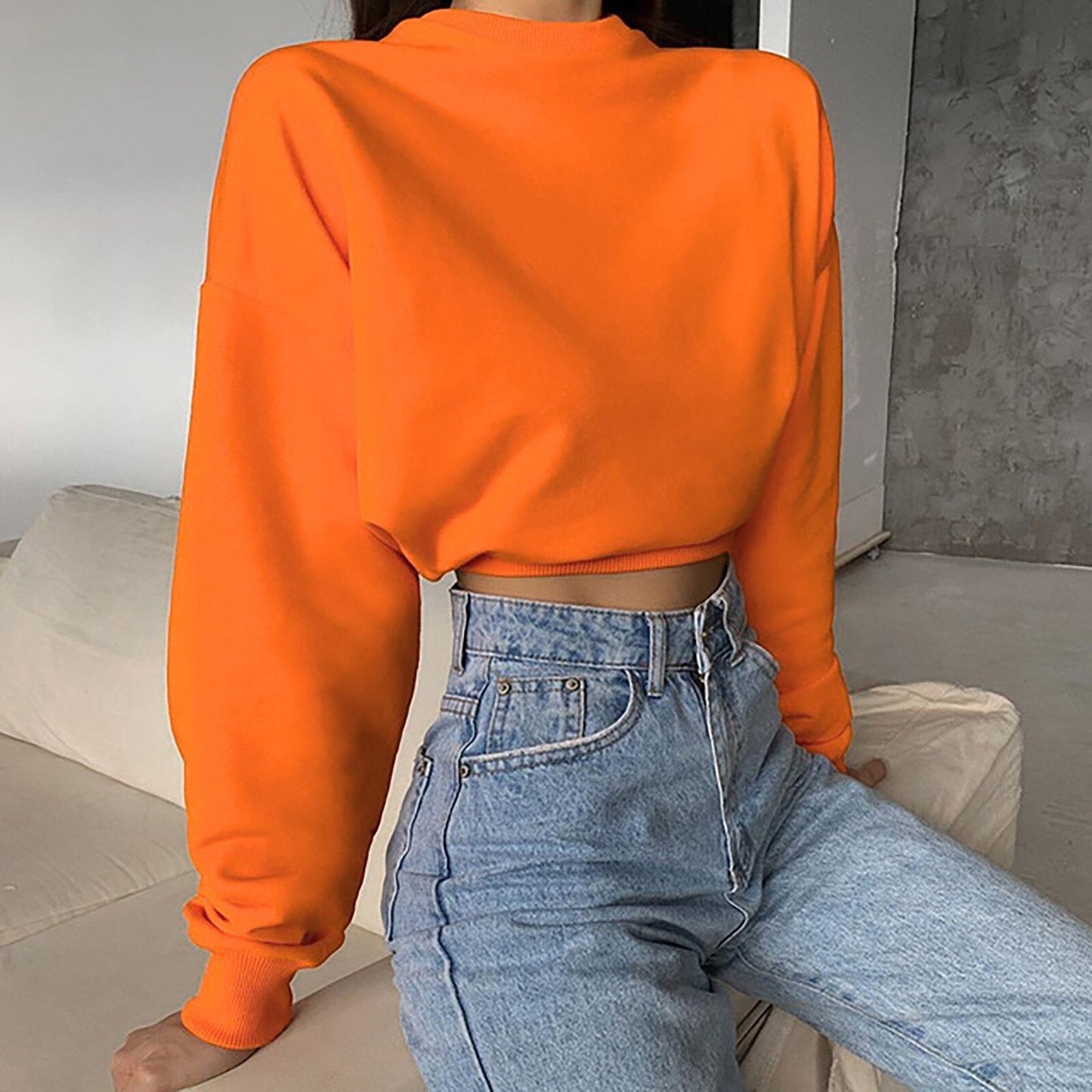 Stylische Damenpullover Kurzarm