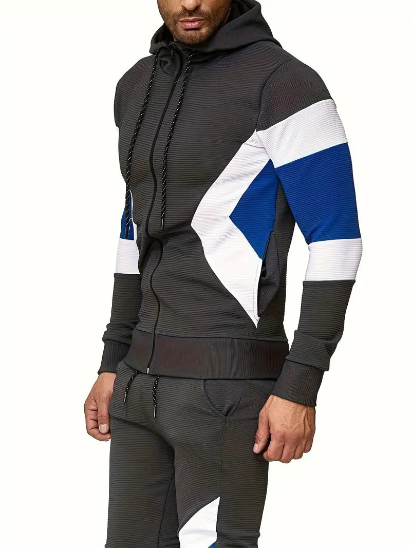 Riley - Farbige Kapuzenjacke Herren - IdealeKleiden