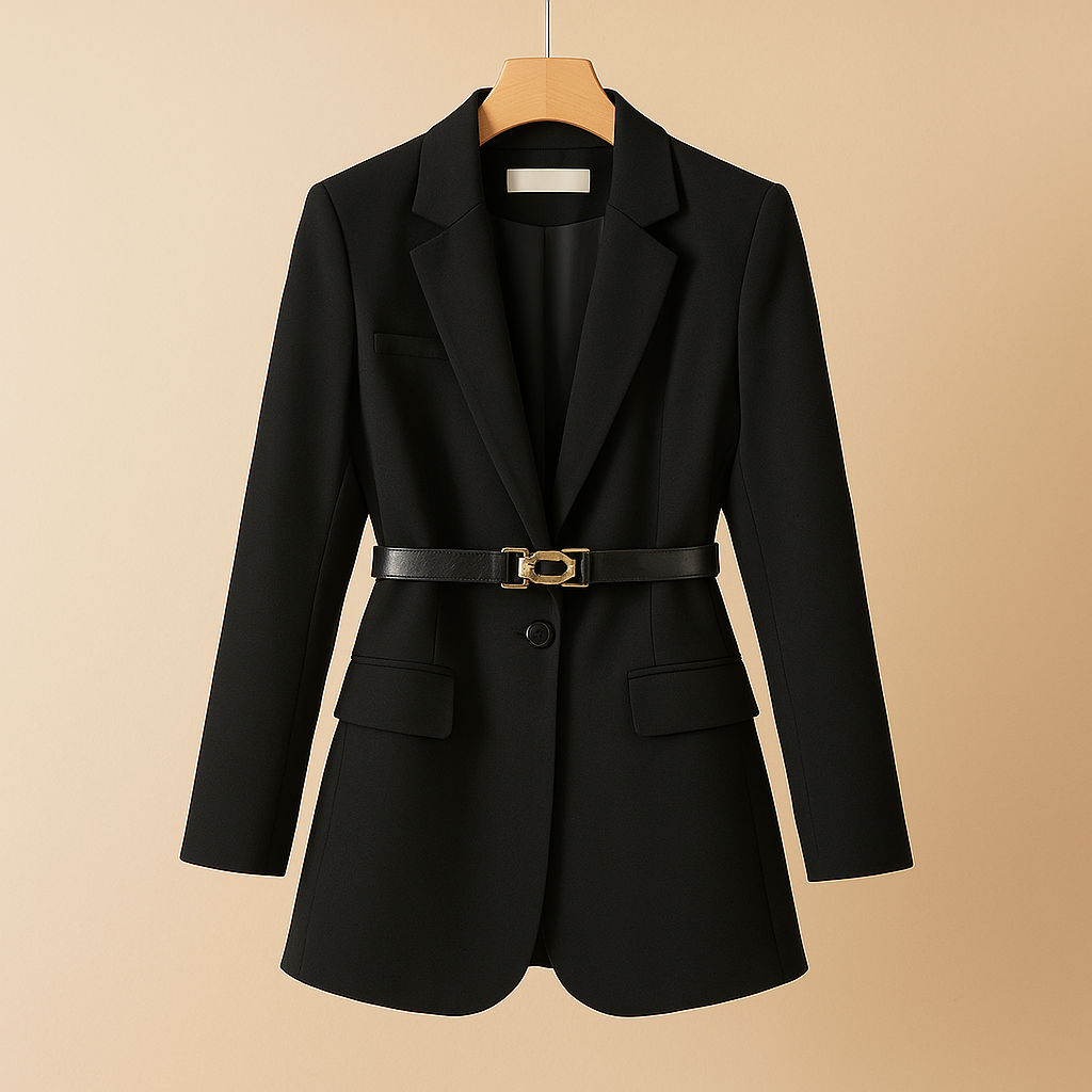 Damen Blazer Elegant Taillierte Form