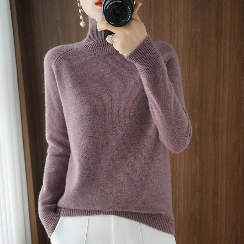 Stylischer Rollkragen Pullover Elegantes Design
