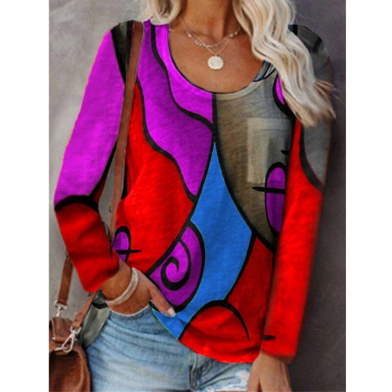 Bequemes Freizeitshirt Elegantes Design