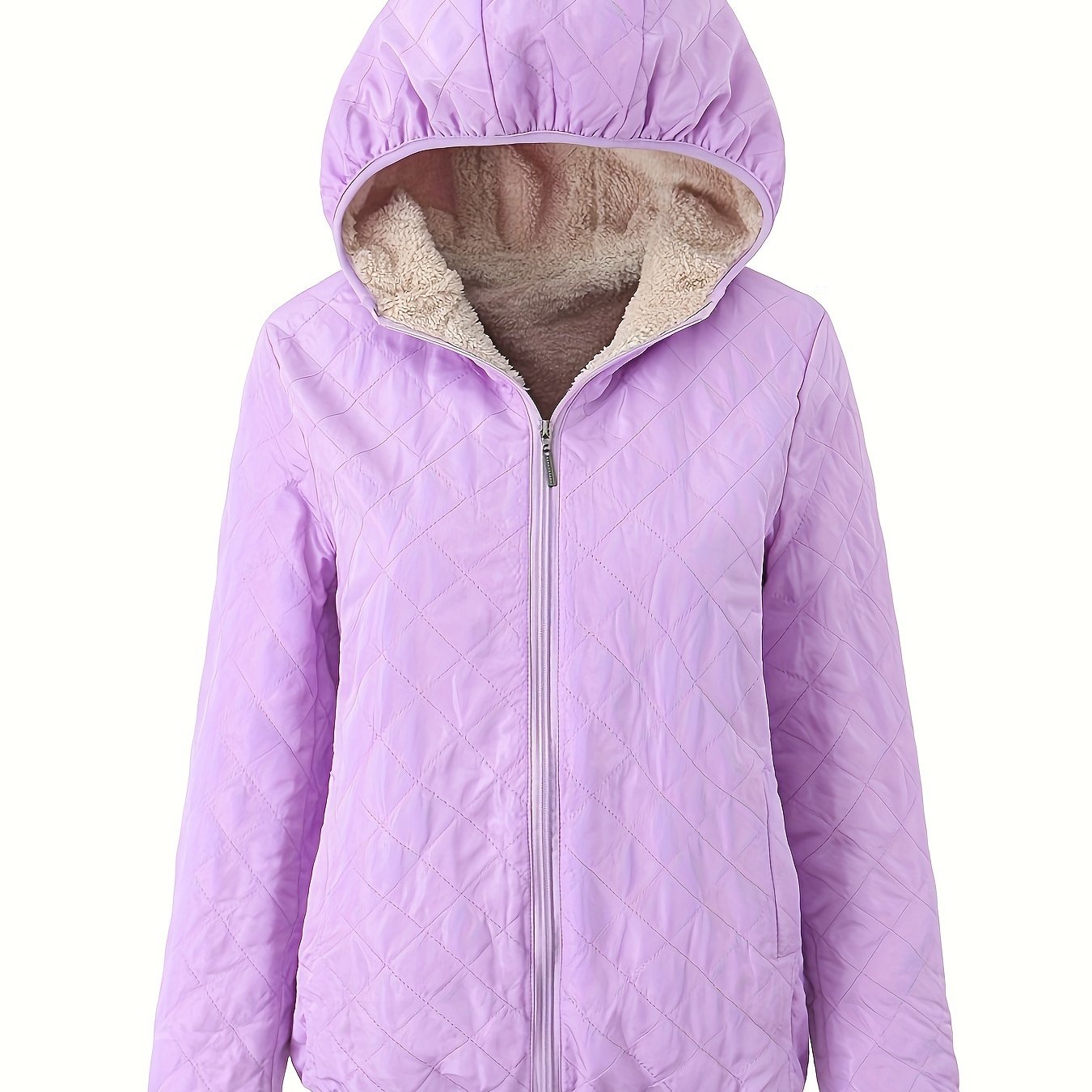 Warme Winterjacke Gepolstert mit Kapuze
