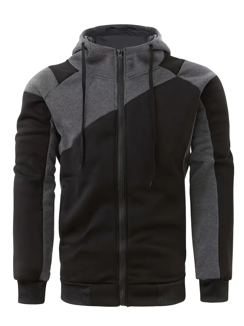 Kapuzenpullover Herren Farbblock Style