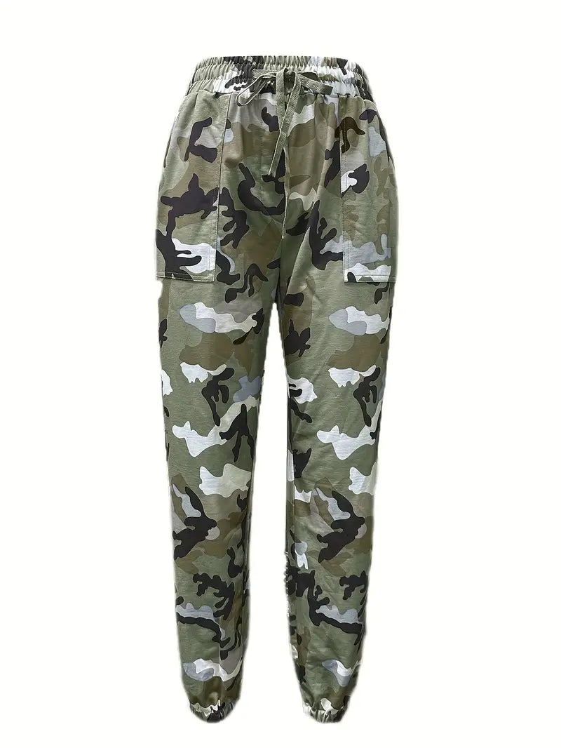 Camo Jogginghose Frühling mit Kordelzug