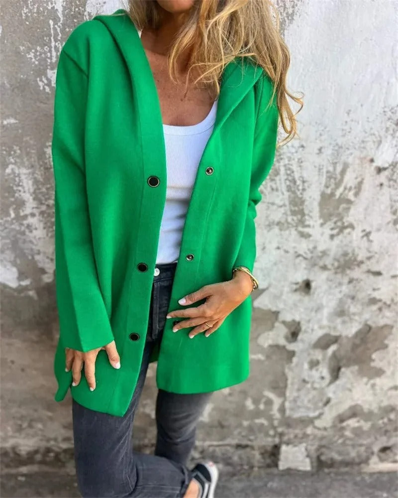 Bequemer Hoodie Cardigan Damen