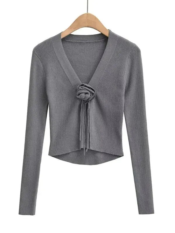 Stilvolle Damen Strickjacke Pullover