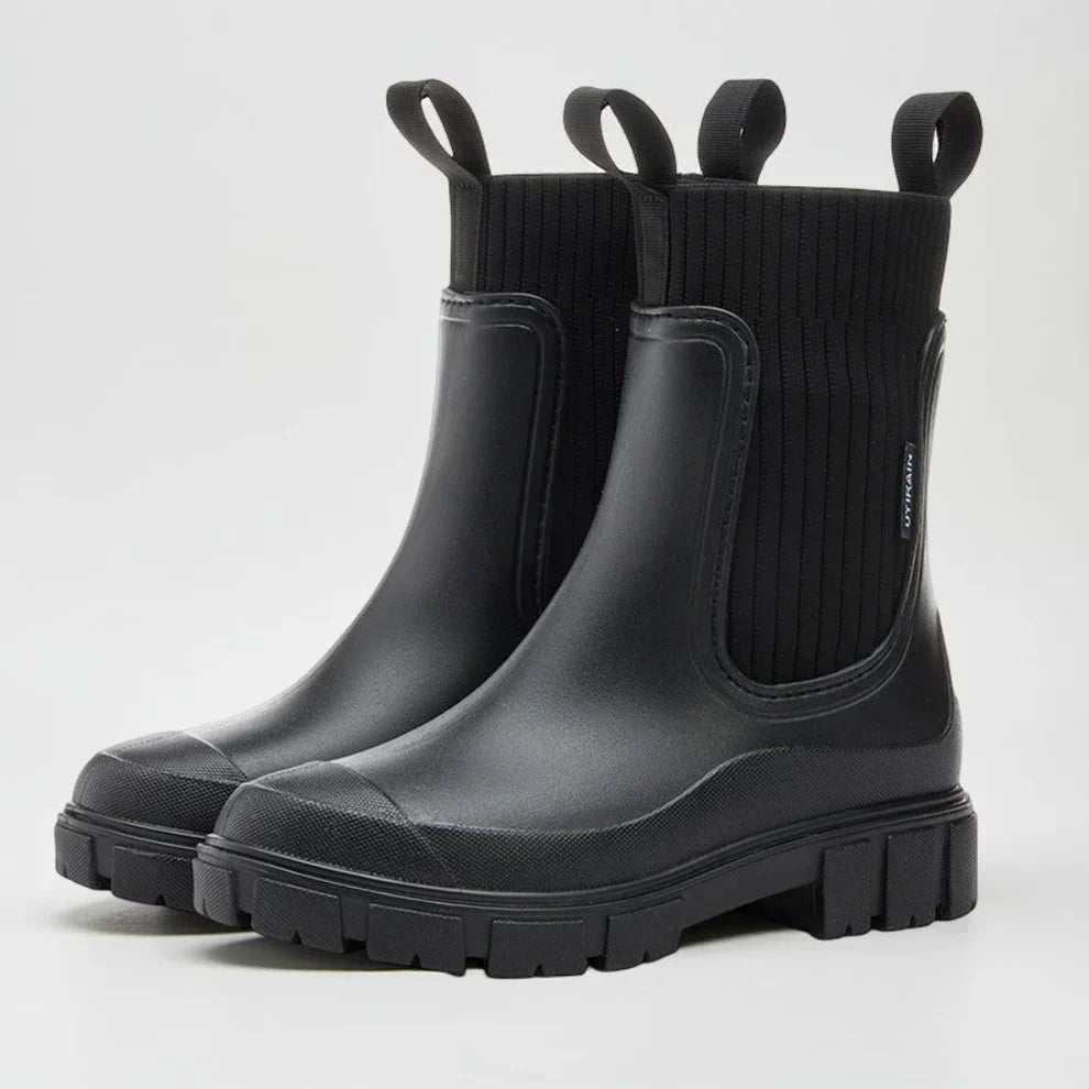 Wasserdichte Chelsea-Stiefel Damen Elegant