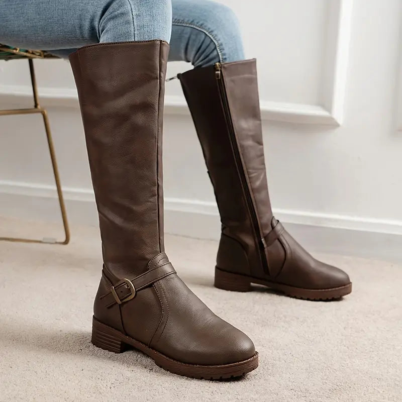 Reitstiefel Frauen Breite Wade Komfort
