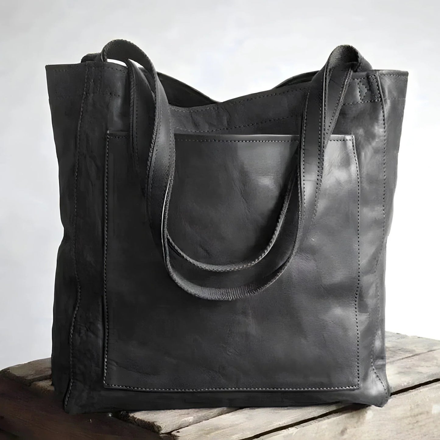 Stilvolle Handtasche aus echtem Leder