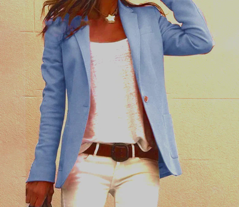 Damen Blazer Slim Fit Langarm