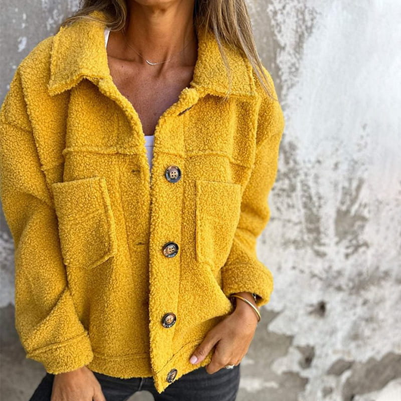 Weiche Teddyjacke Damen Warm Winter