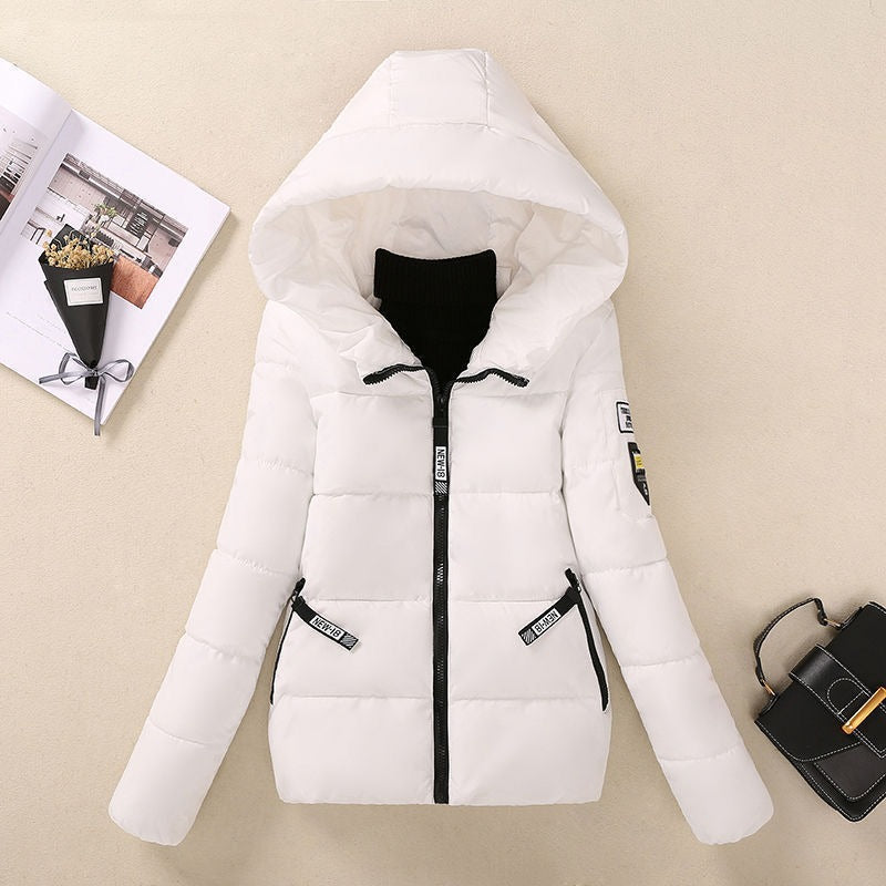 Wintersteppjacke Damen Warm Gefüttert Kapuze