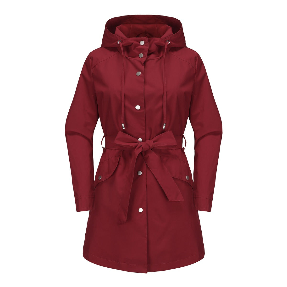 Wasserabweisende Windbreaker Jacke Sportlich Tailliert