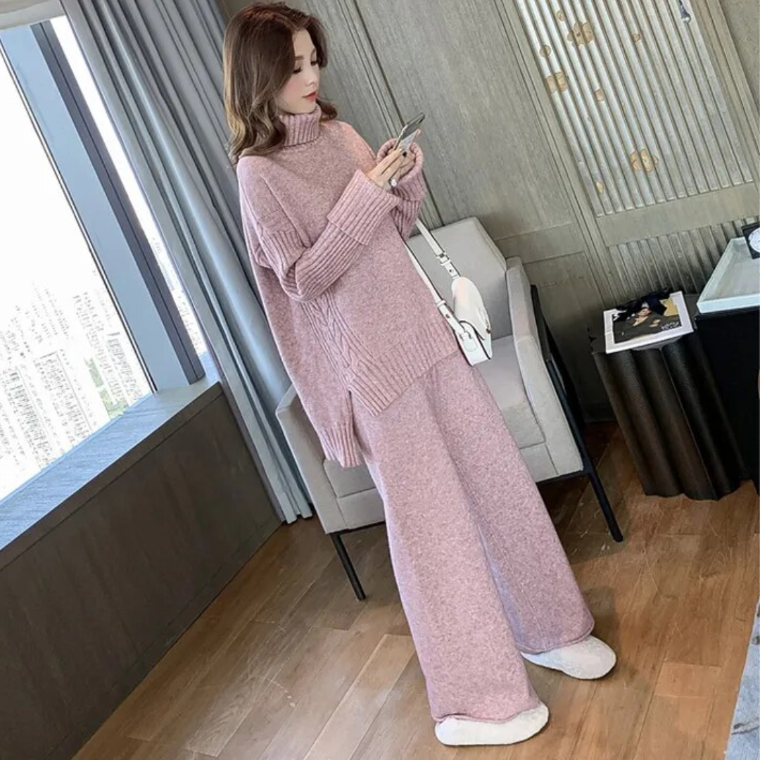Strickkleid Damen Warm & Elegannt