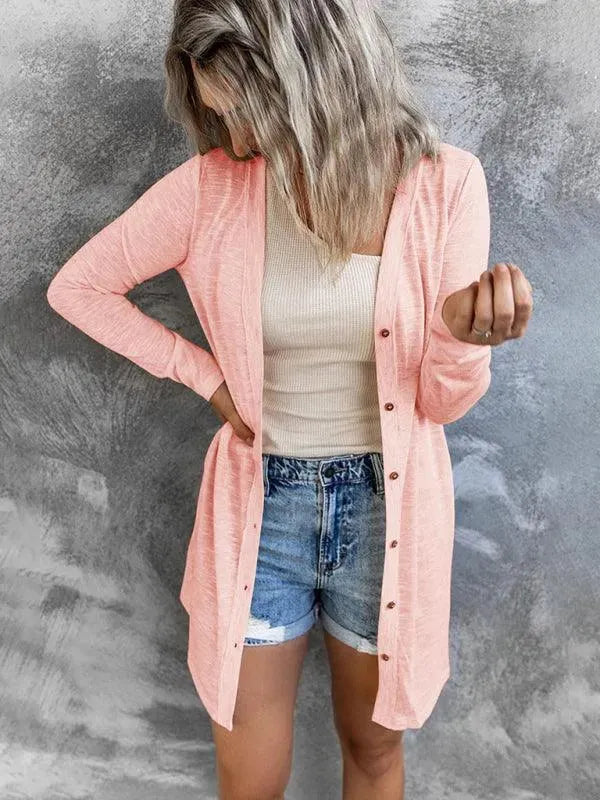 Stylische Strickjacke Damen Pullover Elegant
