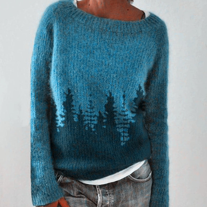 Bequemer Wintersweater Luxus Baumwolle Warm Stilvoll