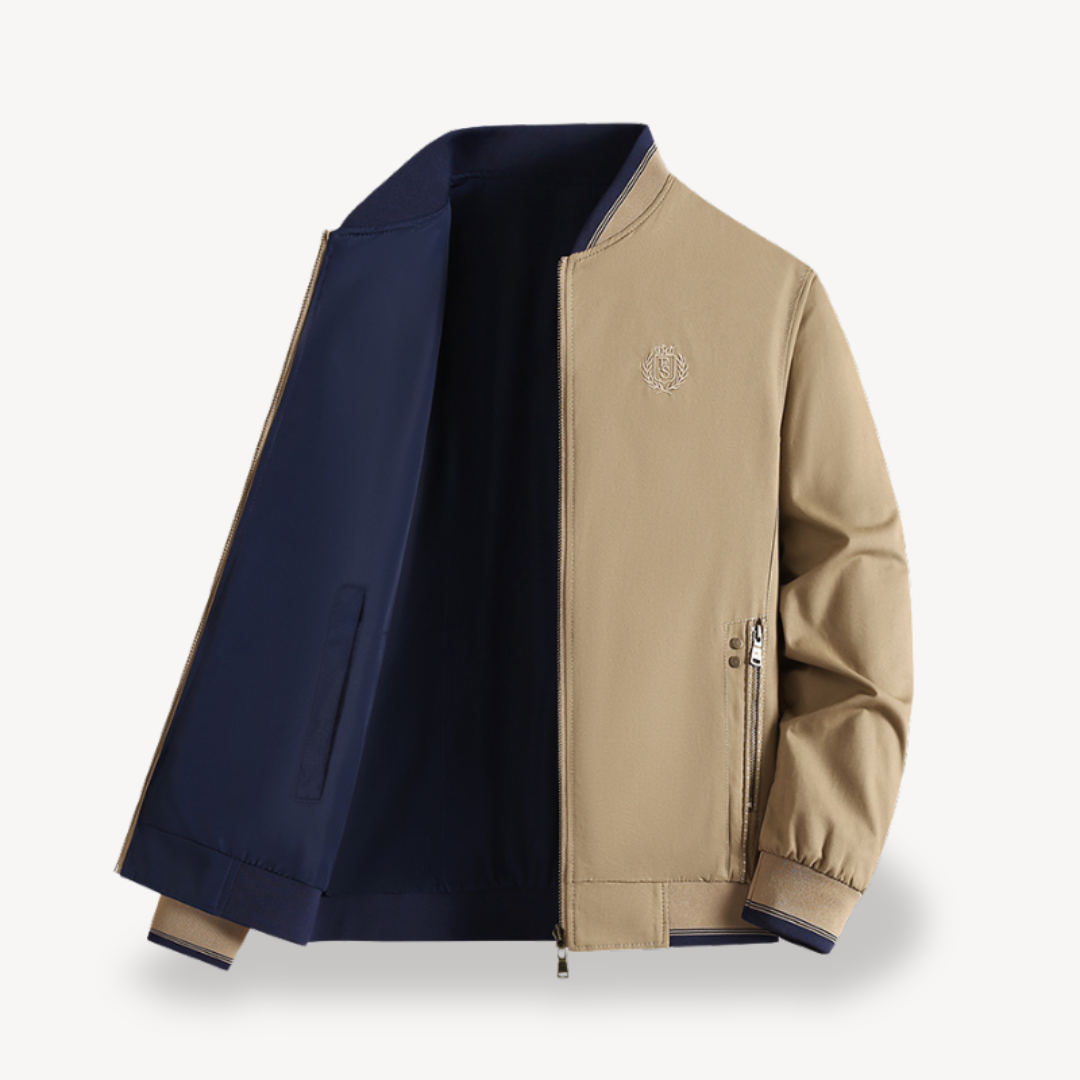 Herren Bomberjacke Leicht Slim Fit Vielfältige Farben