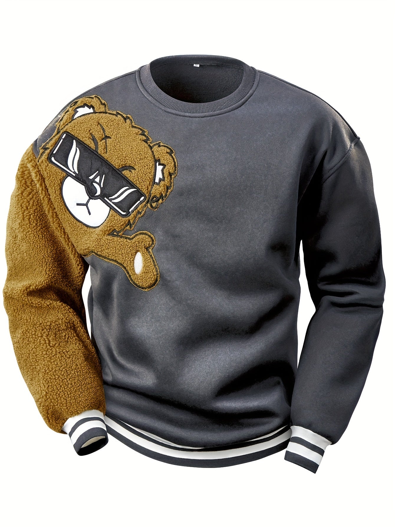 Herren Sweatshirt Cartoon Bär Lustig Geschenk