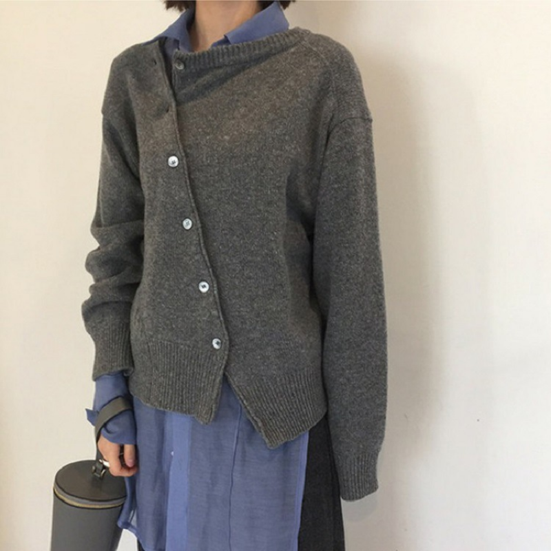 Weicher Damen Cardigan Herbst Cashmere Oversized