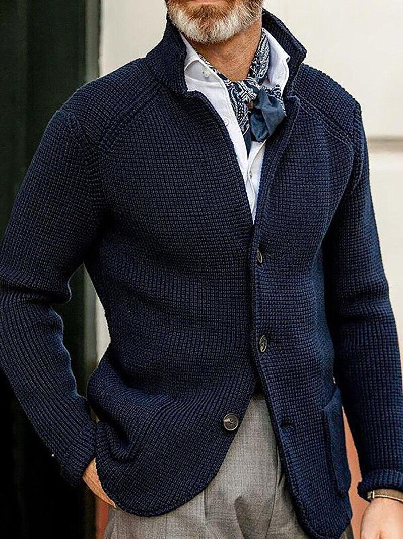 Herren Pulloverjacke Warm Stylish