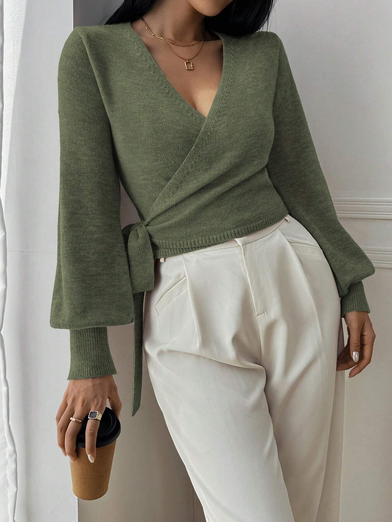 Klassische Strickjacke Damen
