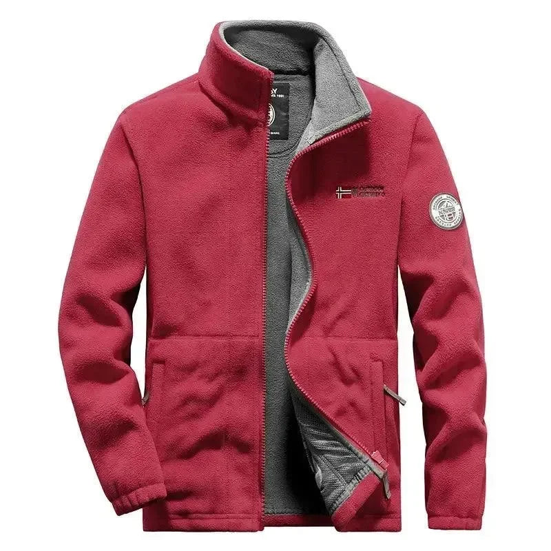 Stylische Herrenjacke Warm Fleece Winter
