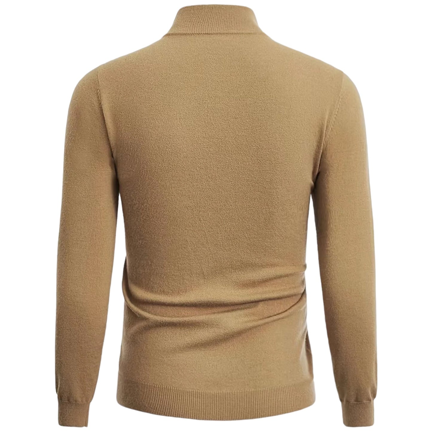 Stylischer Herren Pullover Modern Halb-Reißverschluss - IdealeKleiden