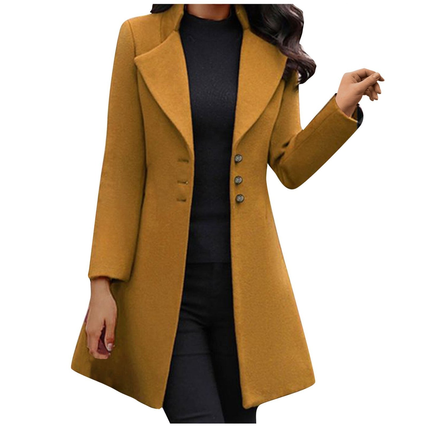 Elegante Damenjacke Italienischer Stil Langärmlig