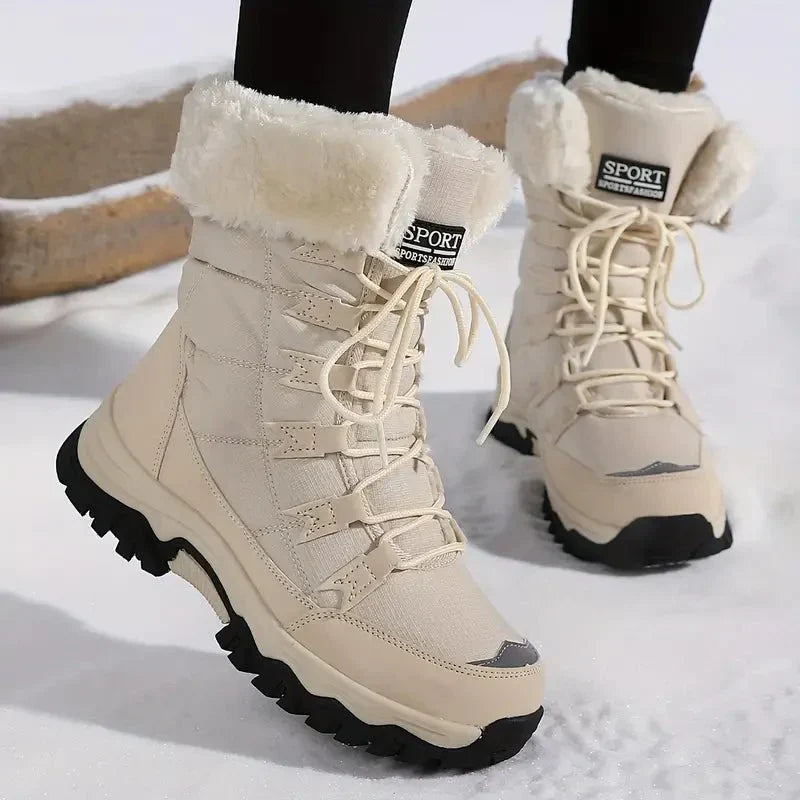Wasserdichte Winterstiefel Rutschfest Profilsohle - IdealeKleiden