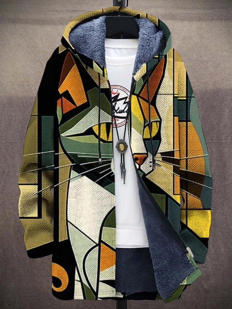 Stilvolle Damenjacke mit Kunst-Druck