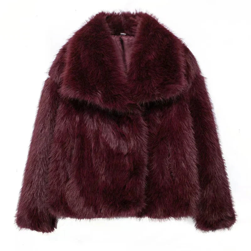 Pelzjacke Damen Elegant Luxus Design