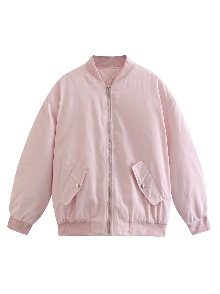 Damen Oversized Bomberjacke Großzügig