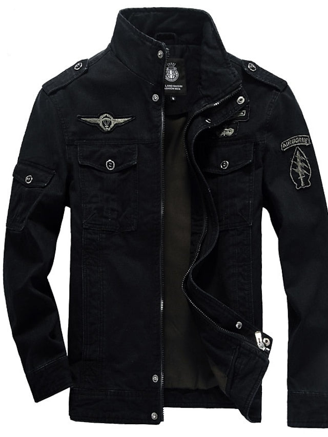 Herren Bomberjacke Casual Winter