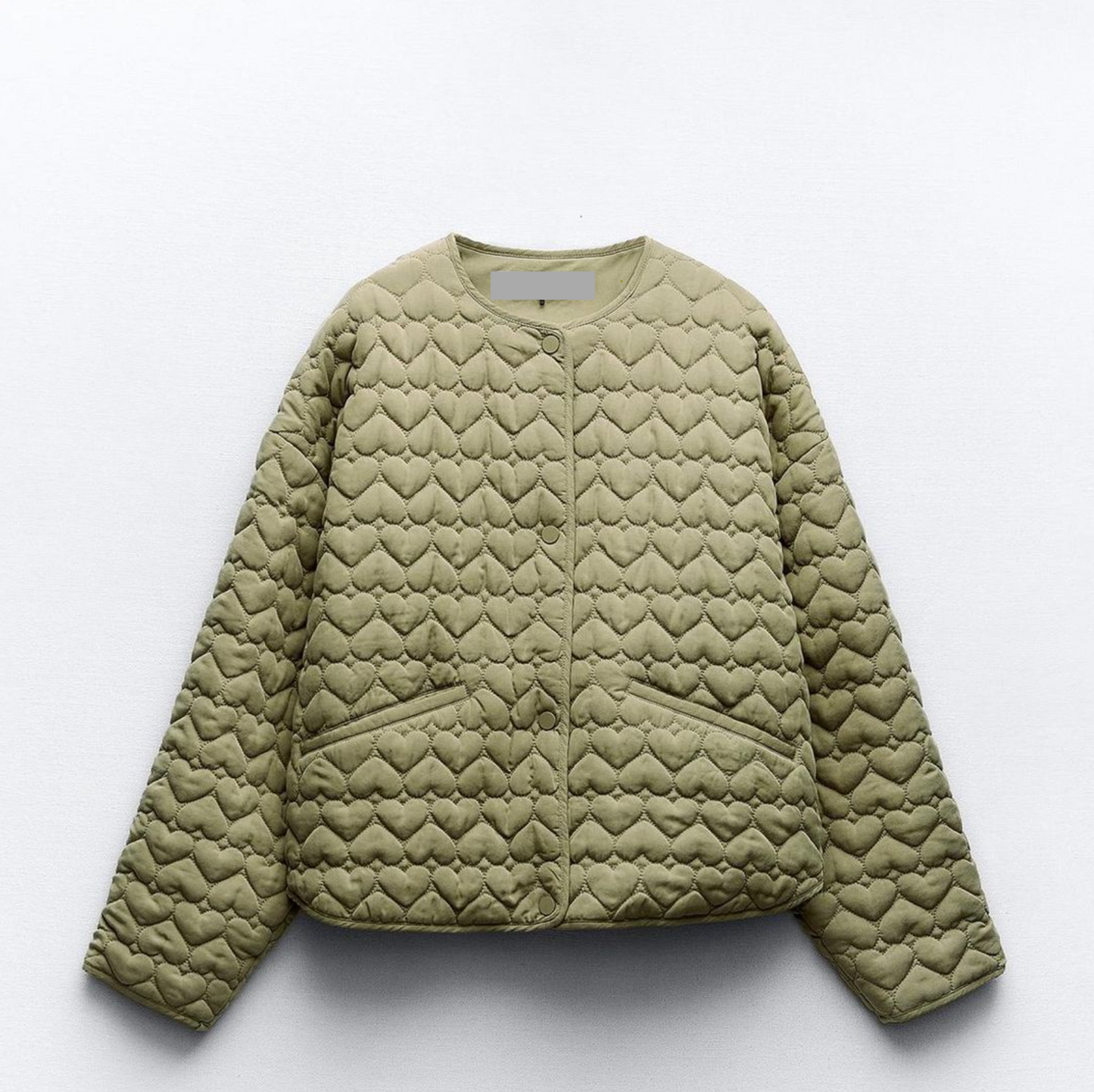 Gefütterte Winterjacke Herzdesign Damen