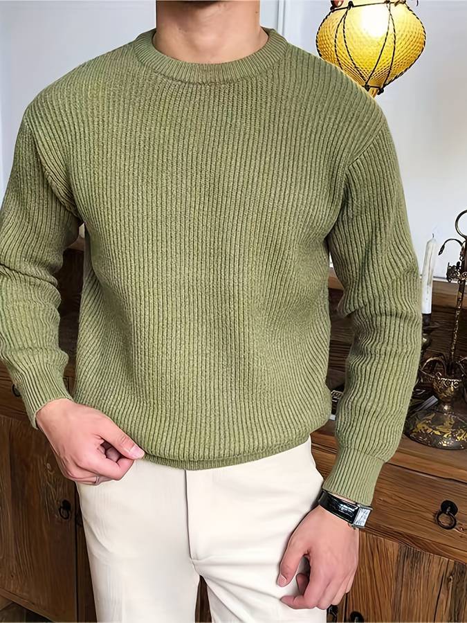 Herren Pullover Klassisch Modern Schnitt