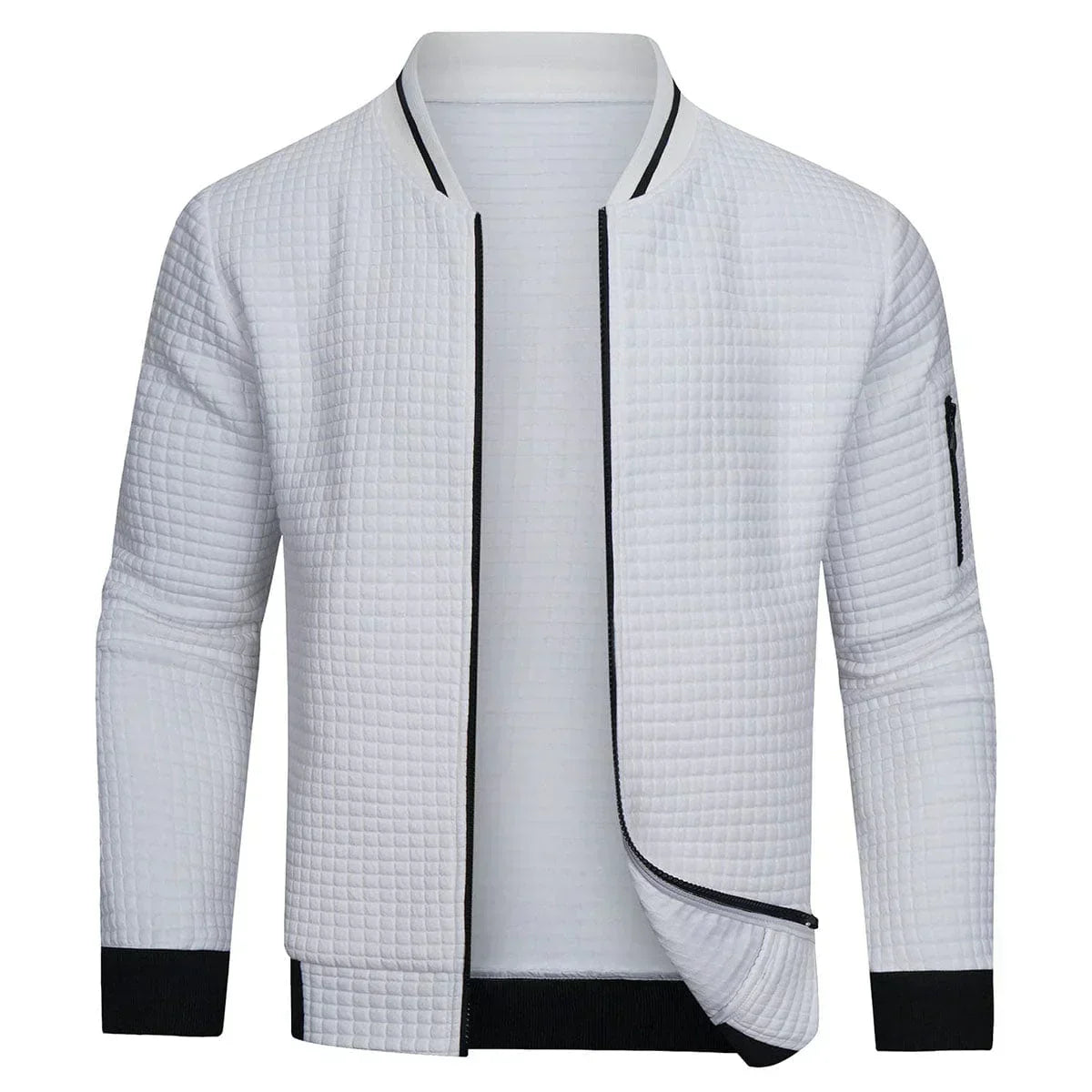 Herren Steppjacke Bomber Modern Reißverschluss