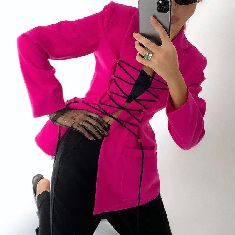 Elegante Blazer Damen Slim Fit