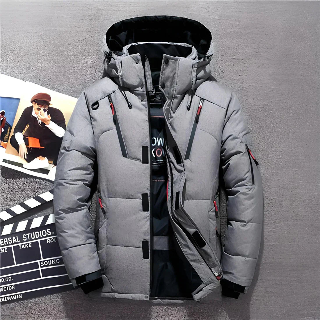 Elegante Daunenjacke Premium Qualität