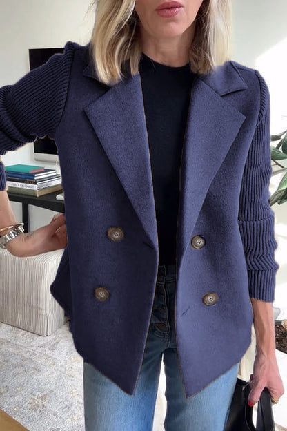 Eleganter Damenblazer mit Strick