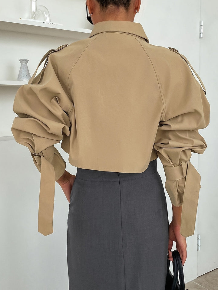 Stylischer Damen Trenchcoat Elegant &amp; Bequem - IdealeKleiden