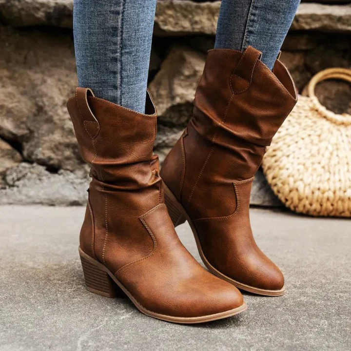 Herbstkleid Chic Westernstil