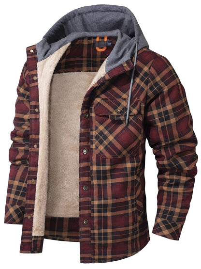 Robuste Outdoor-Jacke Woodland-Design