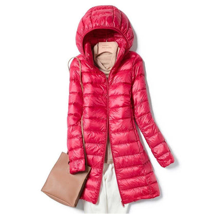 Damen Leichte Winterjacke Warm Isoliert