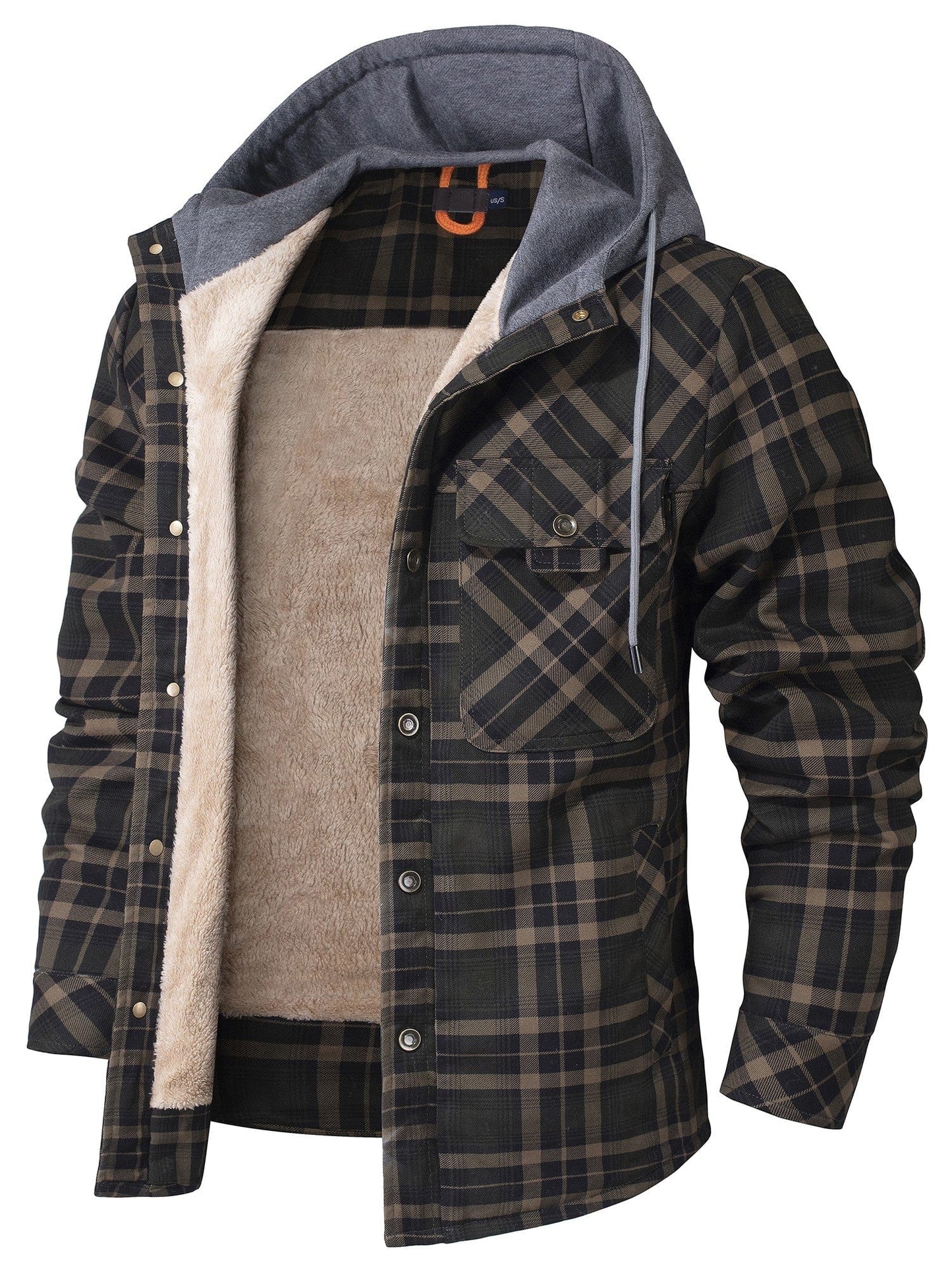 Robuste Outdoor-Jacke Woodland-Design