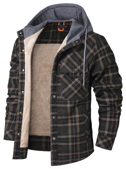 Robuste Outdoor-Jacke Woodland-Design