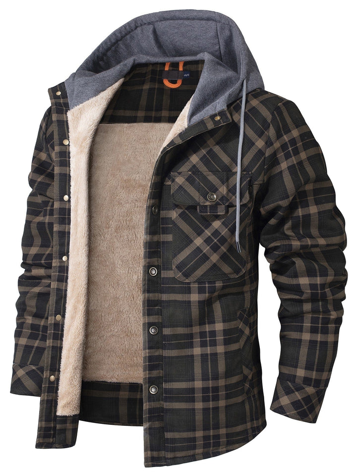 Robuste Outdoor-Jacke Woodland-Design