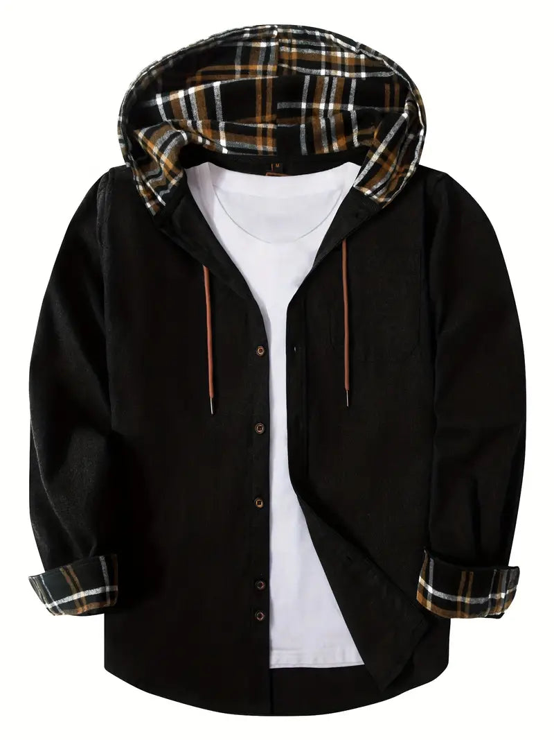 Herren Retro Karo Jacke Modern
